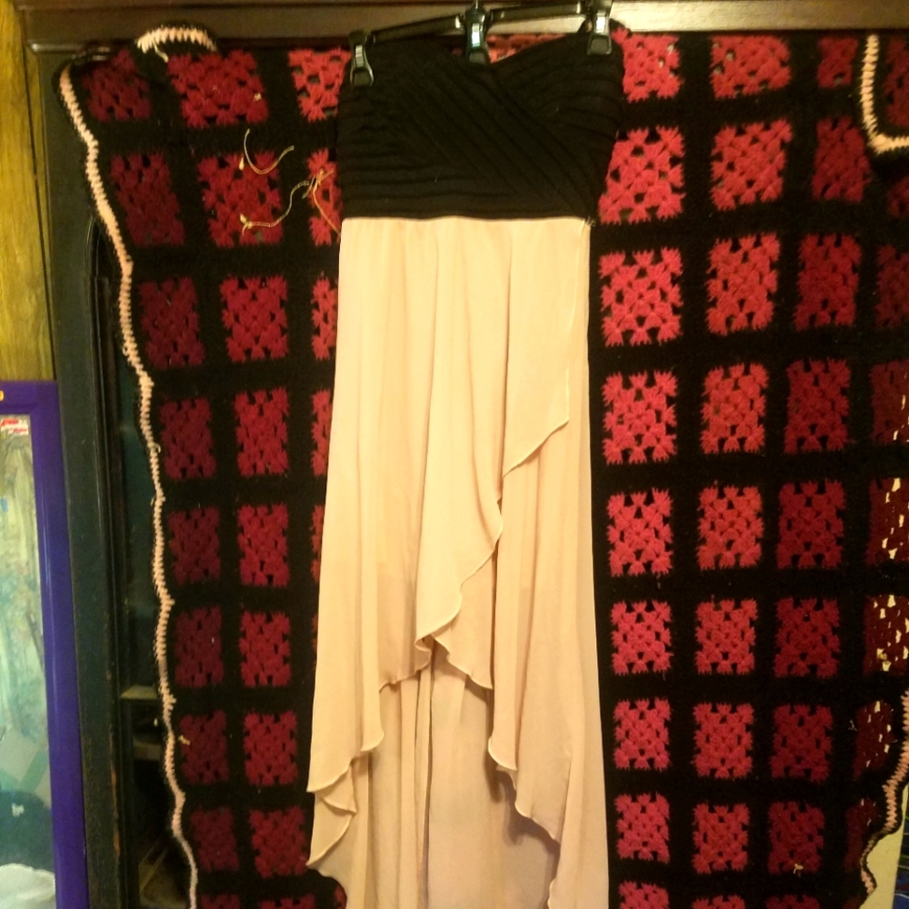 Charlotte Russe strapless high low dress size M
